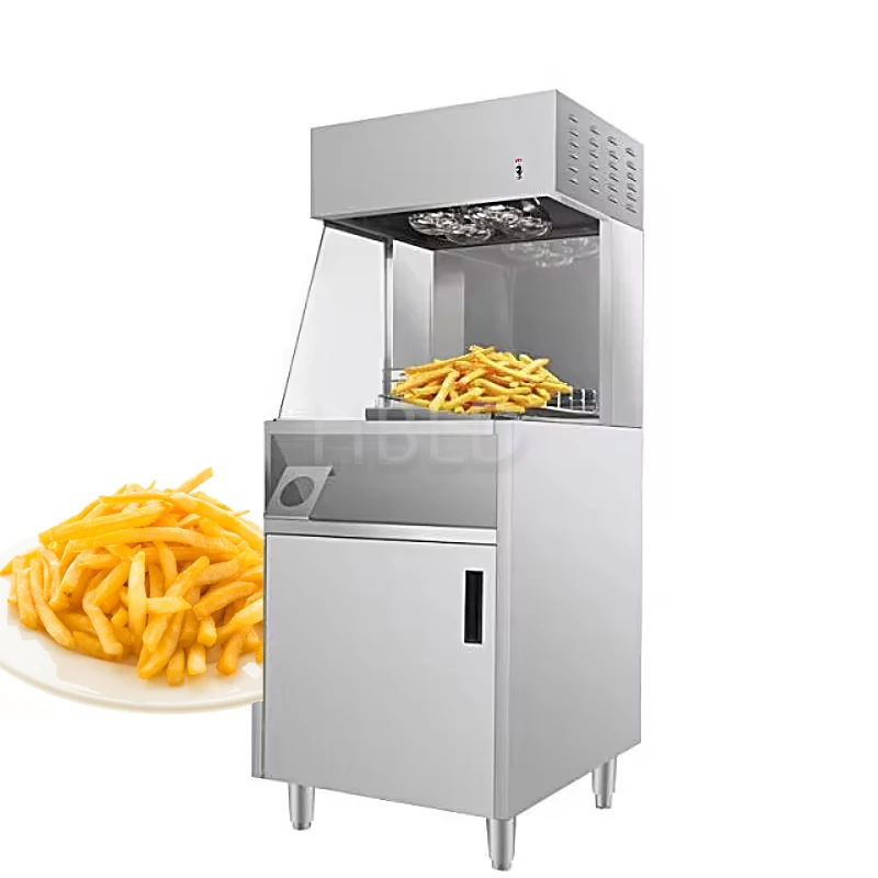 Electric Vertical French Fry Heating Cabinet, Fried Food Insulation Machine, Restaurant Display Cabinet