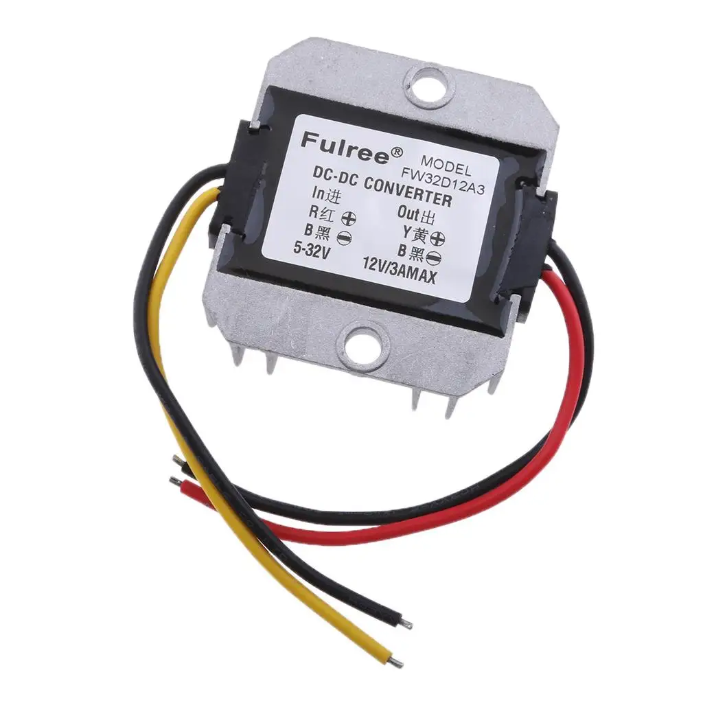 DC/DC Module DC 12V 24V 32V (5-32V) To 12V 3A 36W Converter