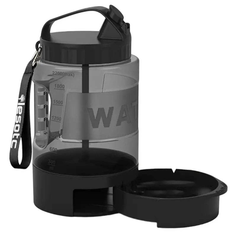 Drinking Water Bottle 2.2L Dog Water Bottle Large Capacity Outdoor Sports Water Bottle For Cats And Dogs