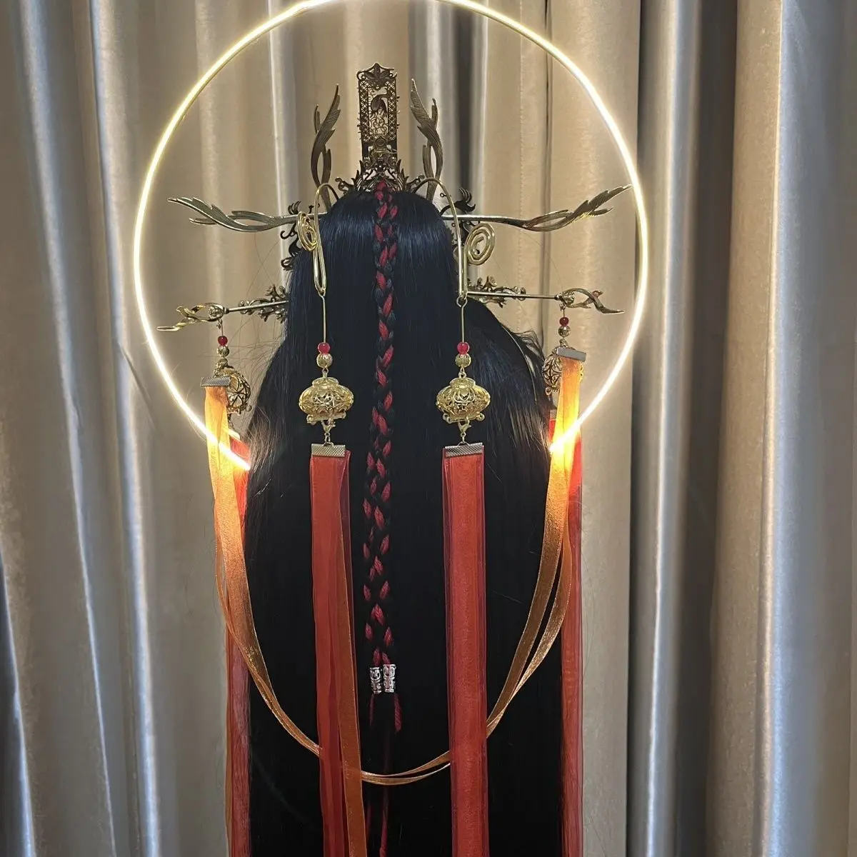 

Heavenly Officials Bless Crown Prince Joy God Yue Shen's Hair Crown Xie Lian Hair Crown Prop Handmade Cosplay Accessories