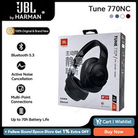 JBL Tune 770NC T770NC Original ANC Bluetooth 5.3 With LE Audio Upgrade 760NC Headphone Multi-Point Connection Headset 70H