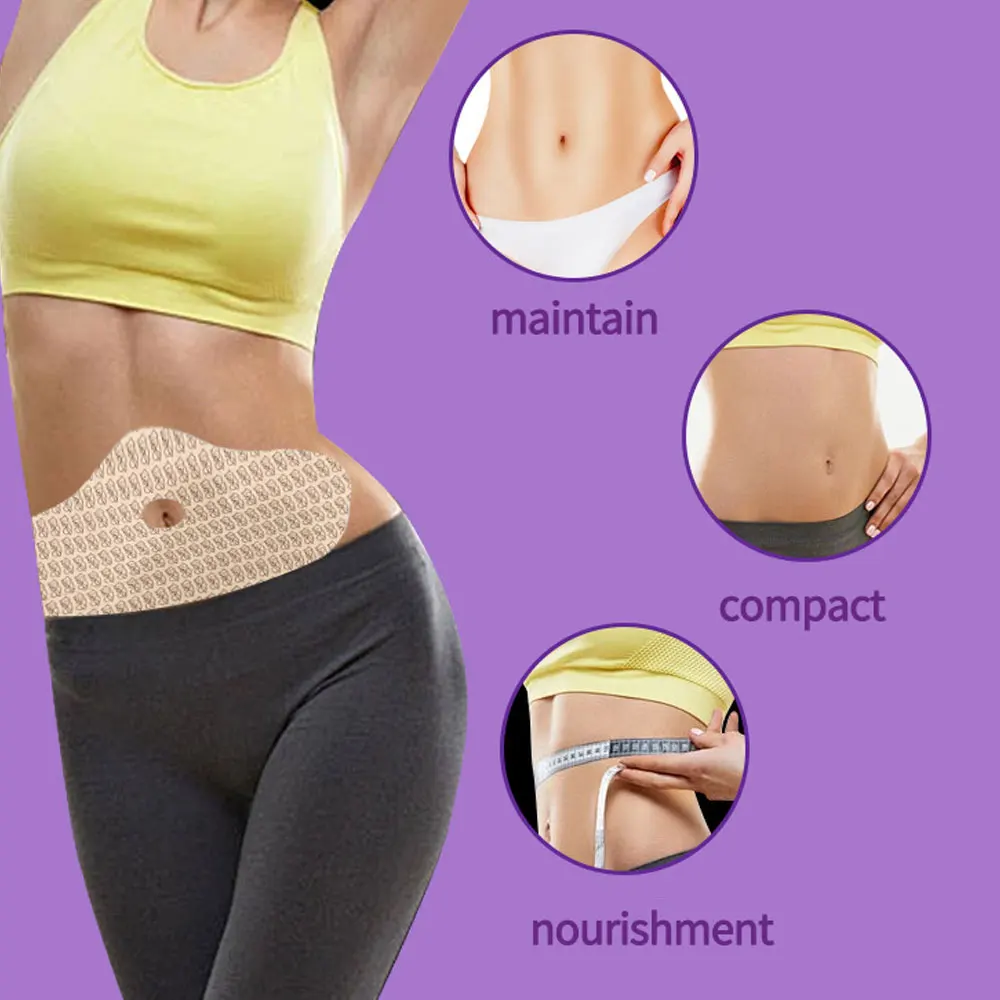 5Pcs Belly Fat Burning Navel Stick Weight Loss Slimer Tool  Hot Quick Slimming Patch for Women