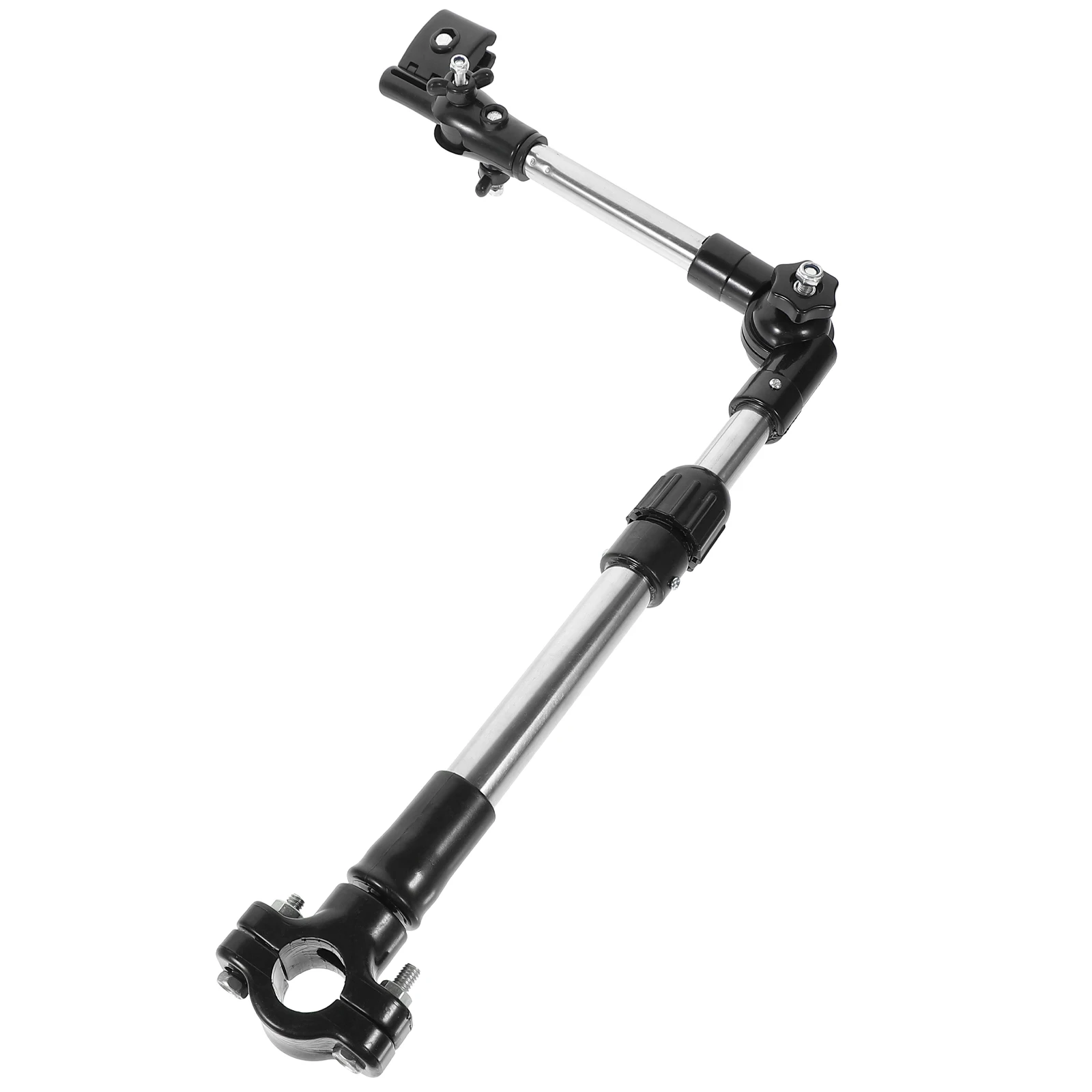 

Umbrella Stand Bike Umbrella Bracket Clamp Holder Foldable Retractable Black Color Beach Chair Electric Car Wheelchair