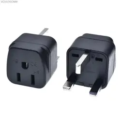 US To UK Plug Adapter 13A 250V Type A / Type B to Type G England Converter Singapore Malaysia Dubai Hongkong Travel Adapter Plug