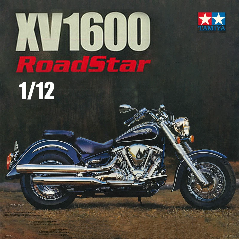 

TAMIYA Plastic assembled motorcycle proportional model kit 14080 XV1600 Road Star Motorcycle 1/12 toy DIY