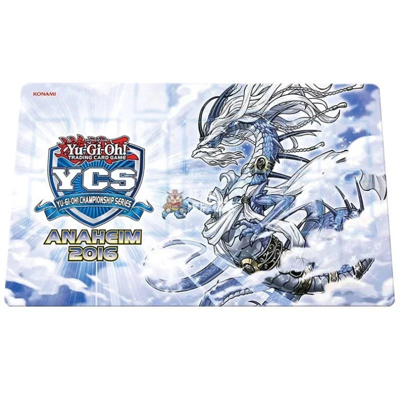 Yu-Gi-Oh! Podkładka pod karty Chaos Emperor Ascension Sky Dragon Diy pojedyncza wersja figurki do zabawy Anime kolekcja gier mata bojowa