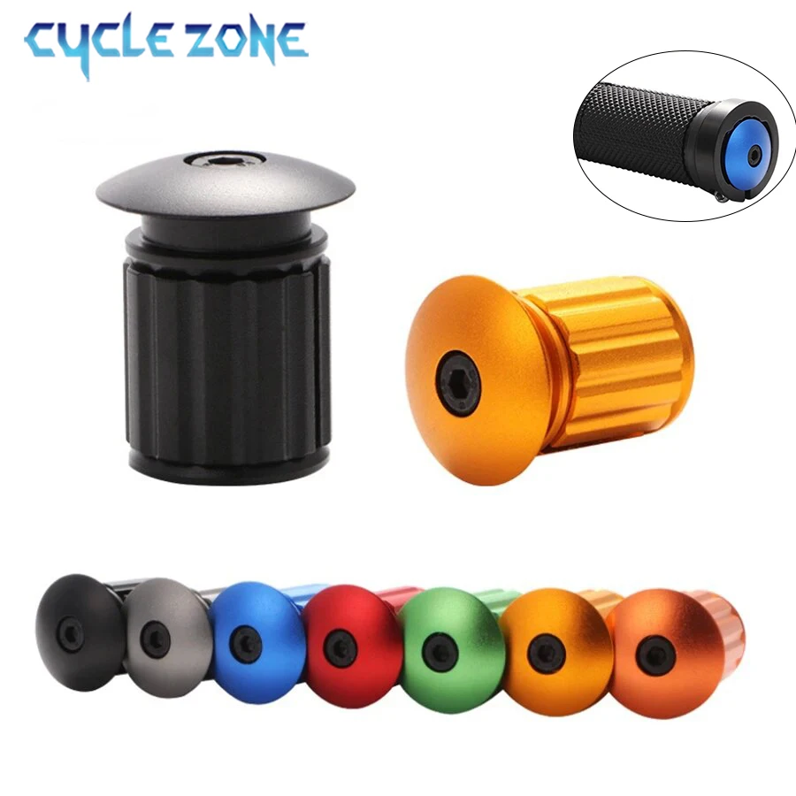 Mountain Road Bike Handlebar End Plugs Aluminum Alloy Expansion MTB Bicycle Grips Handlebar End Plugs Cycling accessories