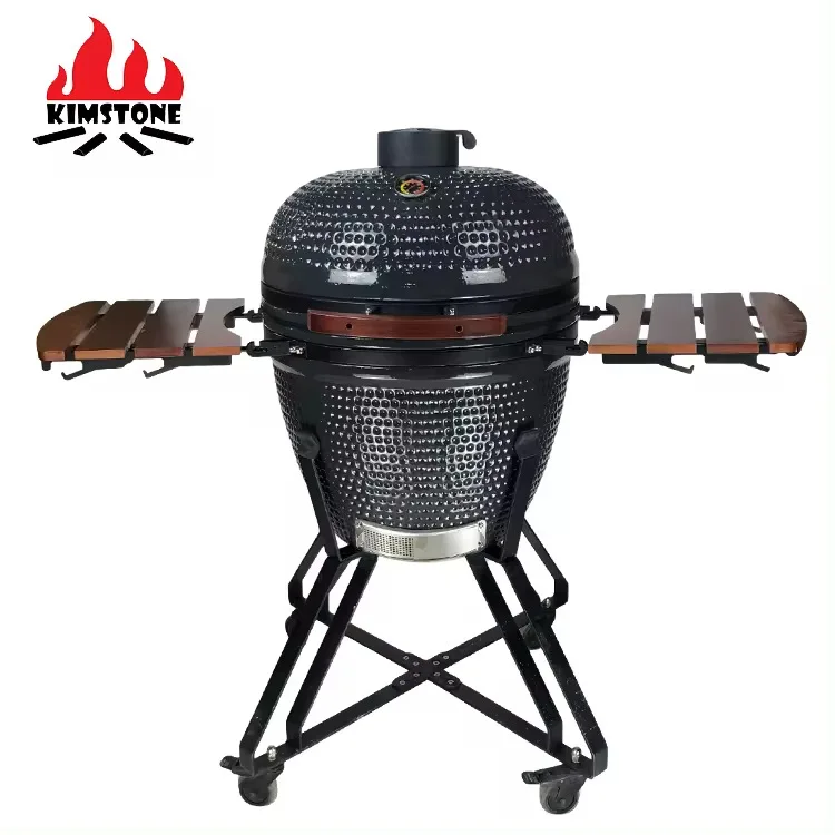 

Ceramic barbecue grill high temperature charcoal grill picnic camping cookware stew grill factorys with stainless steel tripod