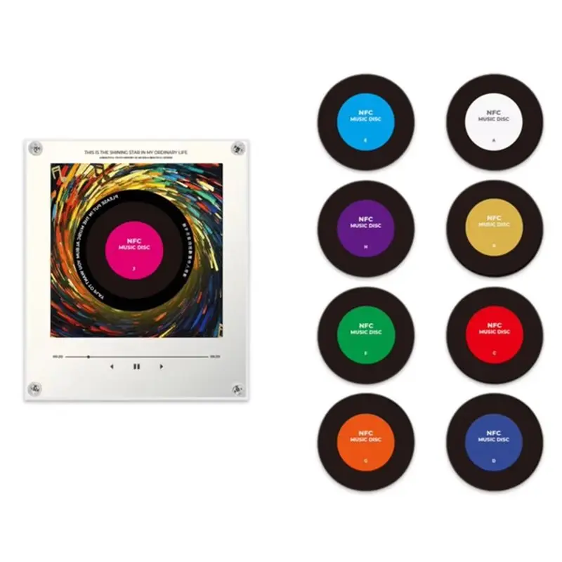 

FEDI- Touch Sensing Song Player With Built-In Speaker, Auto-Play Night Light No Phone Needed