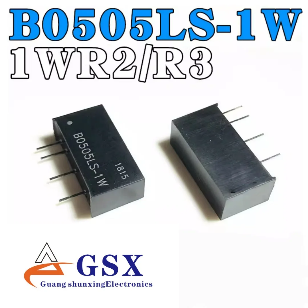

5pcs B0505LS-1WR2 power module, 5V to 5V dc-dc isolation, B0505LS-1W 1WR3 with protection