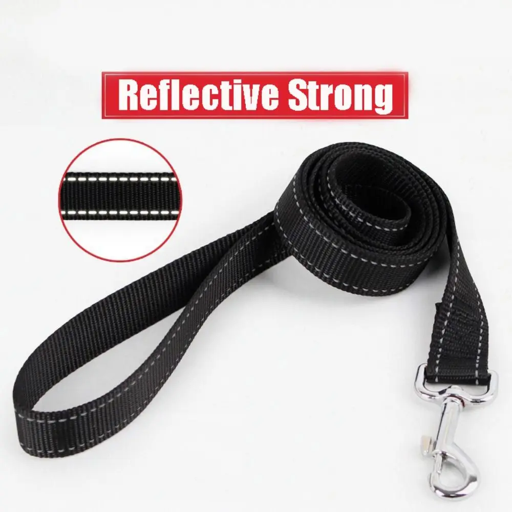 4 foot & 6 foot Nylon Dog Lead Strong Padded Handle Dog Training Lead Comfort Reflective Tracking Leash for Dog