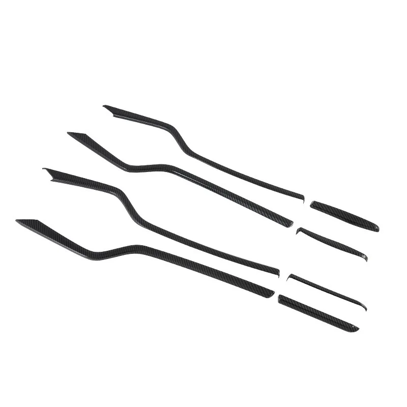 

Special carbon fiber pattern inner door decorative strip modification