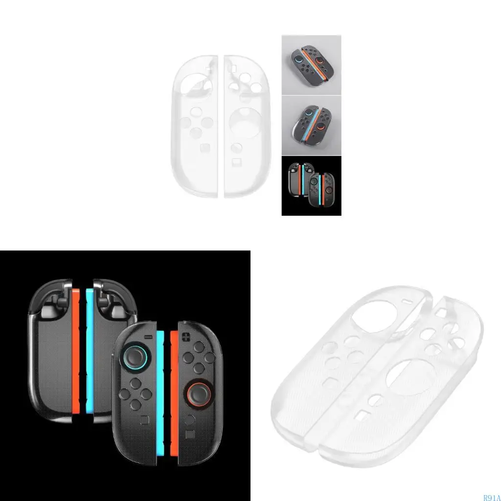 R91A CLEAR COVER COVER HOUNCION AFF SW2 Gamepad Controllers تأثير على التصميم والحفاظ على المظهر الجمالي الأصلي #1