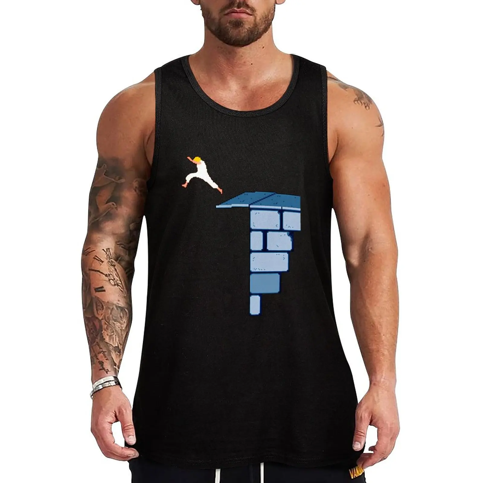 

Leap Of Faith Prince Of Persia Tank Top cool things sleeveless vest men Men's t-shirt gym wear men