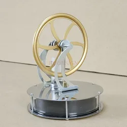 Low Temperature Mini Air Stirling Engine Motor Model Heat Steam Arrival Stainless Steel Education Toy Science Experiment Kit