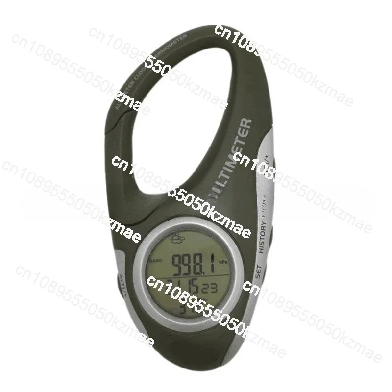 Suitable for outdoor barometer Fishing altimeter, Mountaineering buckle Altitude meter Handheld, Barometer