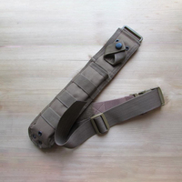 Mil Spec Polyester Fibre UTX Duraflex Nexus Straigth Knife Leg Sheath Scabbard for M9 Kabar MPK Strider Tactical Molle Bayonet
