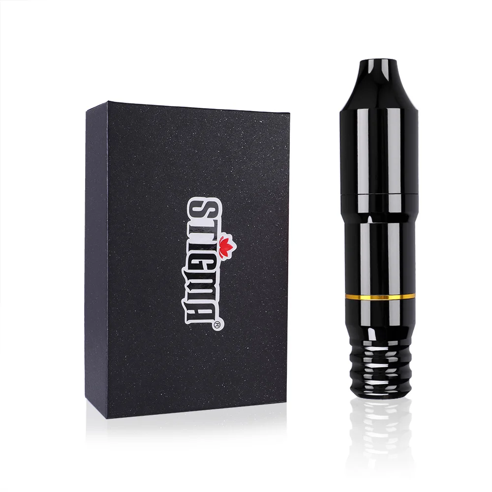 

STIGMA New Genbu Motor Tattoo Pen, черный/розовое золото, разъем постоянного тока, профессиональный для татуировщика, аксессуары для картриджей с перманентной иглой
