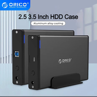 ORICO 3.5 inch HDD Case Type-C & USB3.0 Hard Drive Enclosure SATA to USB 3.1 External Hard Drive Reader for 2.5/3.5'' HDD