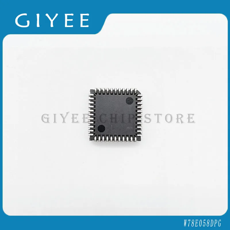 2PCS/LOT W78E058DPG New Original 8-bit 8051 Microcontroller PLCC44 78E058