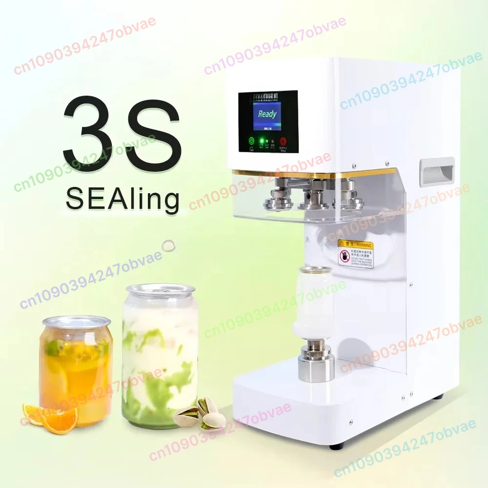 Automatic Can Sealer - Layered Beverage and  Milk Tea Non-Woven Sealing