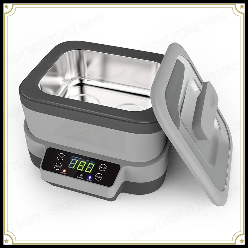 1.2L Ultrasonic Cleaner for Glasses, Small Jewelry Cleaning Machine for Gold Silver Stainless, Home Portable Sonic Washer