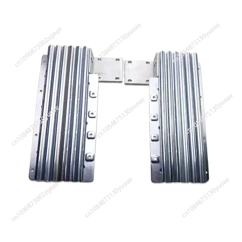 Hidden cabinet folding dining table railing multi-stage track cold rolled steel plate hardware slide rail