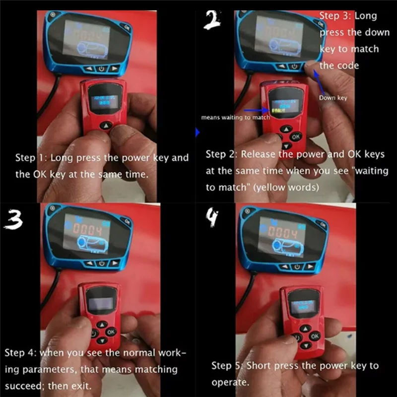 耐久性のあるパーキングヒーター LCD ディスプレイサーモスタットモニタースイッチリモコン付きカーヒーターパーキングヒーター