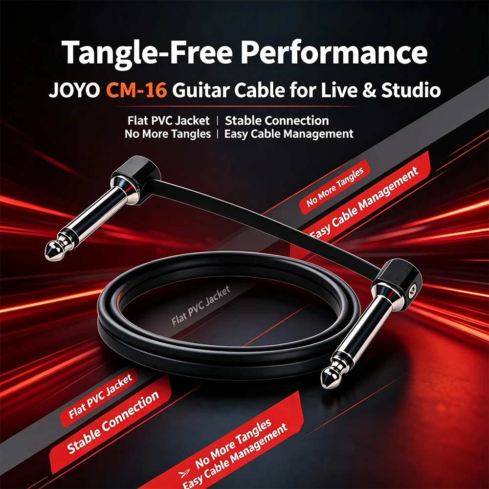 JOYO CM-16 Guitar Cable 8cm 1/ - Audio Music Instrumental recension och pris