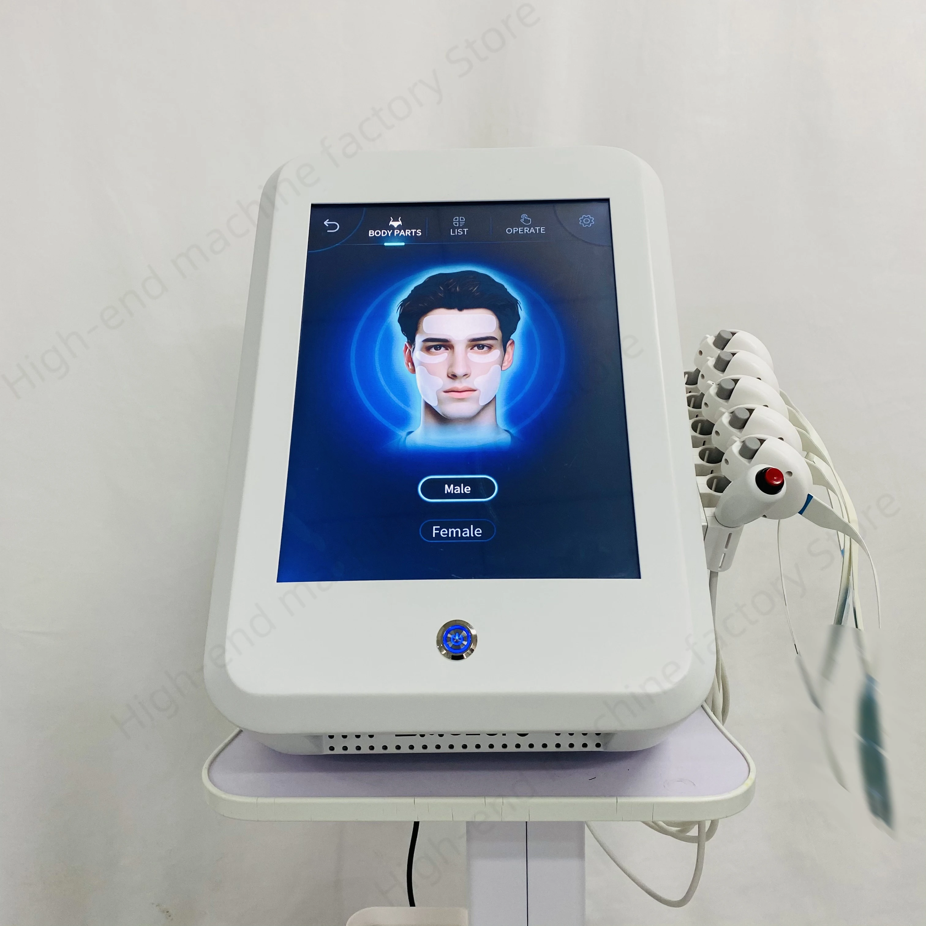 

машина для коррекции лица myoslim, специализирующийся при удалении морщин, подтяжки лица, охлаждения кожи и занятий коллагеном,