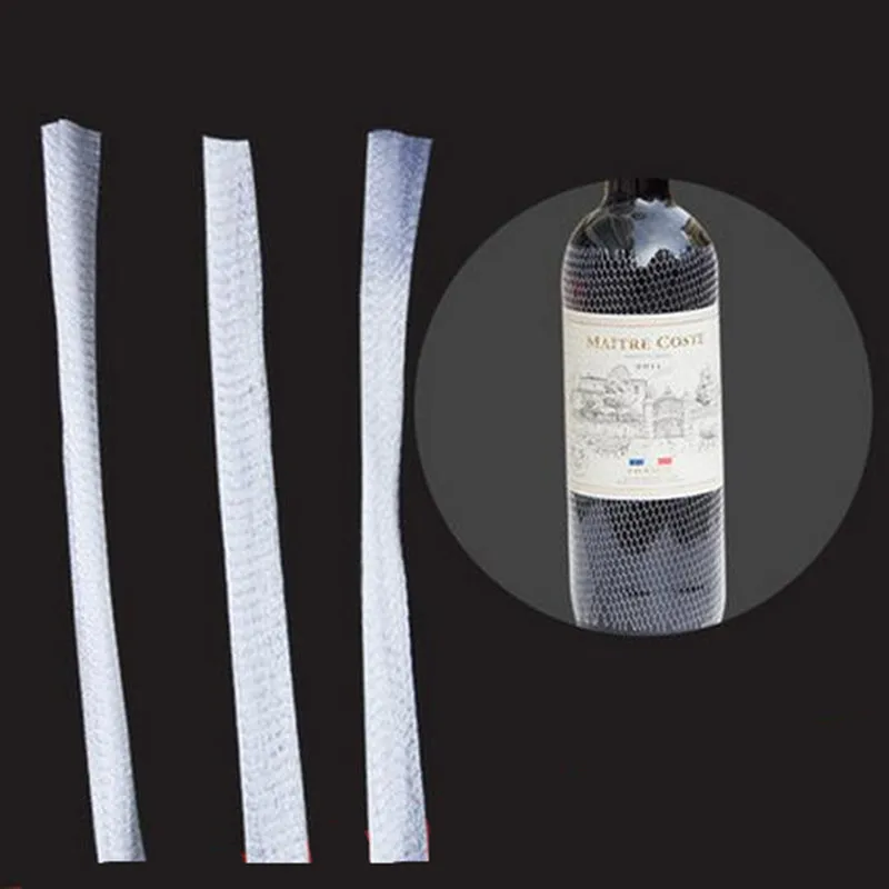20pcs PE Red Wine Bottle Cover Storage Net Bottle Bag To Prevent Drink Packaging Decoration Wine Accessories