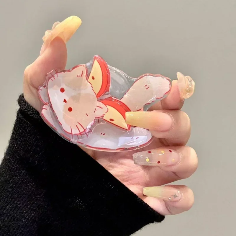 

Корейский милый мультяшный поворотный котенок, ручка Tok Griptok, держатель для телефона, подставка для IPhone 17, Samsung, универсальный держатель для аксессуаров