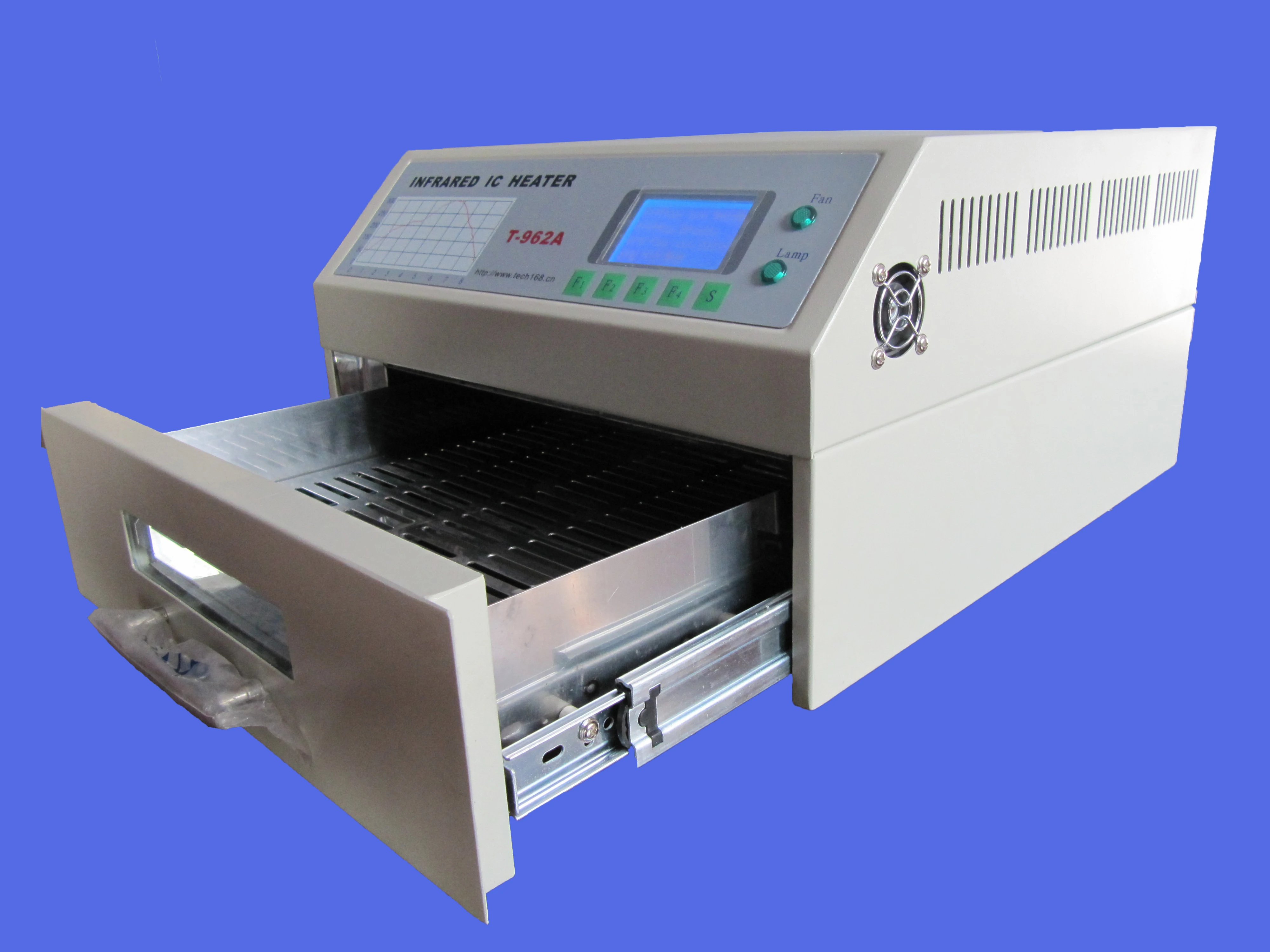 Drawer Led Heater Oven T962A Infrared Solder Reflow 300x320mm PUHUI Windowed IC Free T-962A
