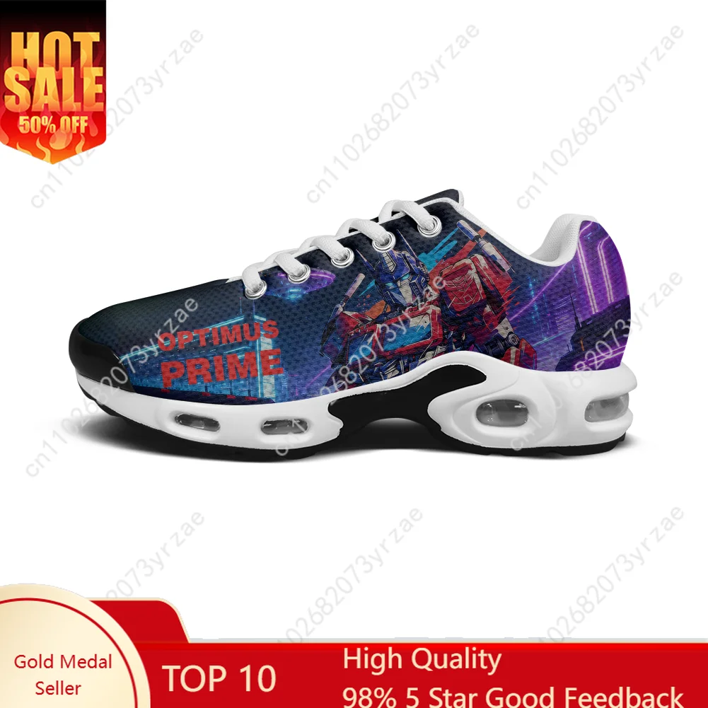 

Optimus Prime Air Cushion Sneakers Mens Womens Hiking Running Shoes Fashion Comfortable Sneaker Custom Shoe