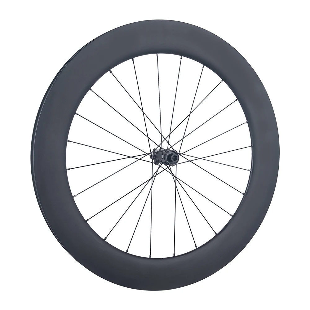 700C Rennrad Carbon-Laufradsatz 24 Loch 36T Ratchet HG/XDR Nabe Center-Lock Scheibenbremse Winter-Radzubehör Ohne Logo – Detail 14