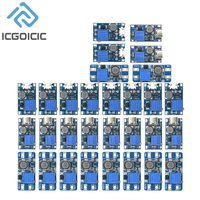 5/10Pcs MT3608 DC-DC TYPE-C Micro Adjustable Boost Module 2A DC DC Power Step Up Converter Module 2V-24V To 5V 9V 12V 28V