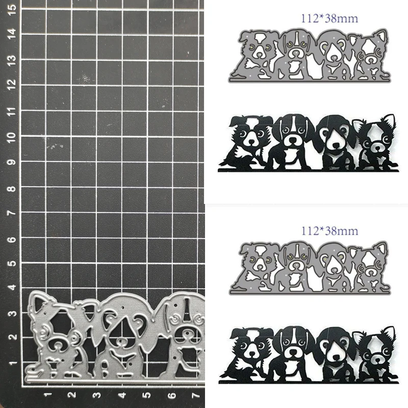 Animal Dog Metal Cutting Dies Stencils For DIY Scrapbooking Photo Album Decorative Embossing DIY Paper Card