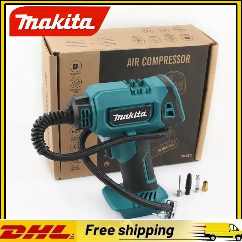 

Makita Rechargeable Handheld Air Compressor For Cars Cordless Portable Electric Air Pump 12V For Makita 18V Battery