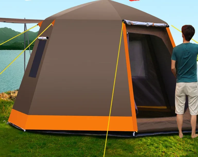 Outdoor Good Quality Automatic Multi-functional Double-layer Sun Protection Camping Tent