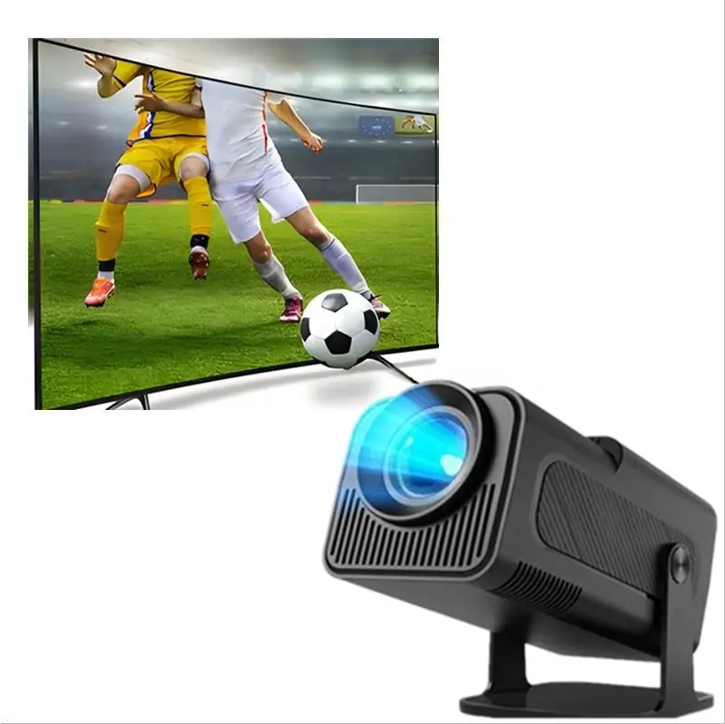 وصل حديثًا جهاز عرض LCD عالي الجودة HY320 1080p 4K Android 11 Allwinner H713 Dual WiFi 300ANSI 10000 Lumens جهاز عرض صغير #2