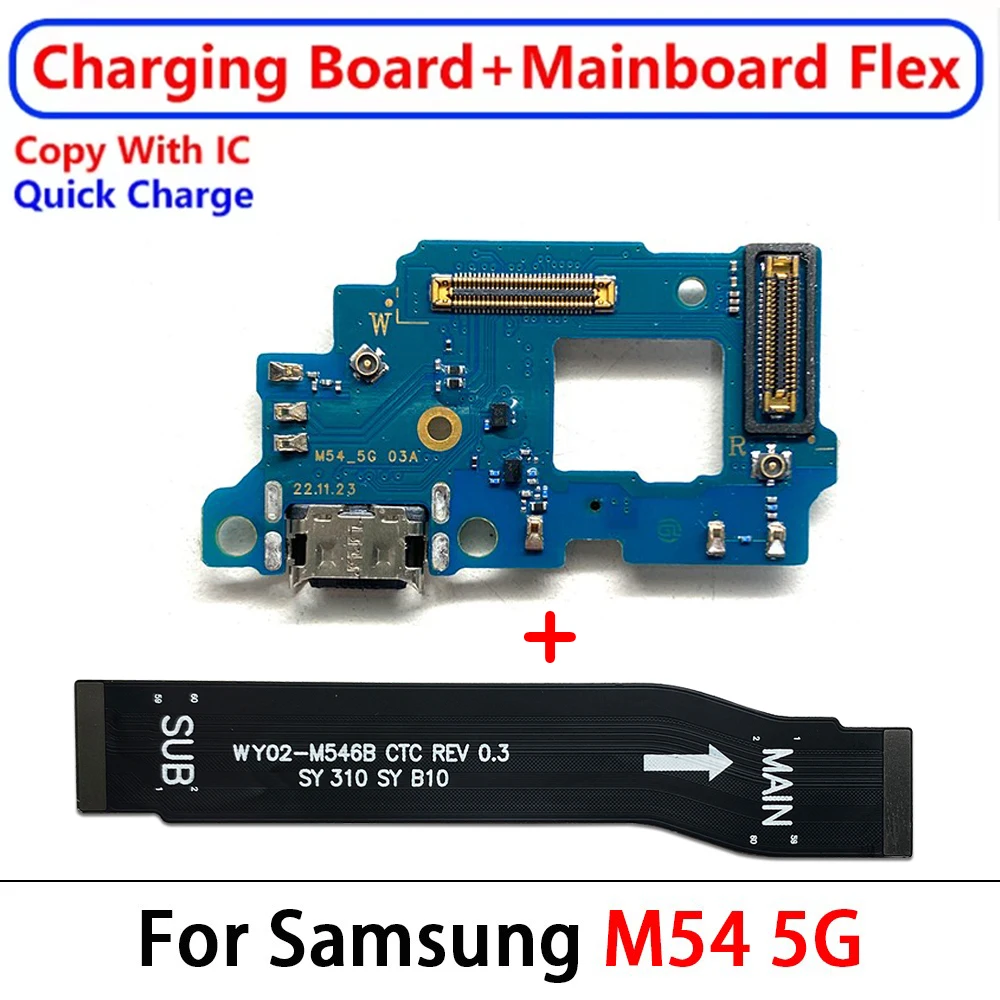 New625 50 Stücke, NEUE USB-Port-anschluss Dock Lade Haupt Motherboard Flex Kabel Für Samsung M10 M20 M30 M21 M31 M52 M53 M54 5G M62 7