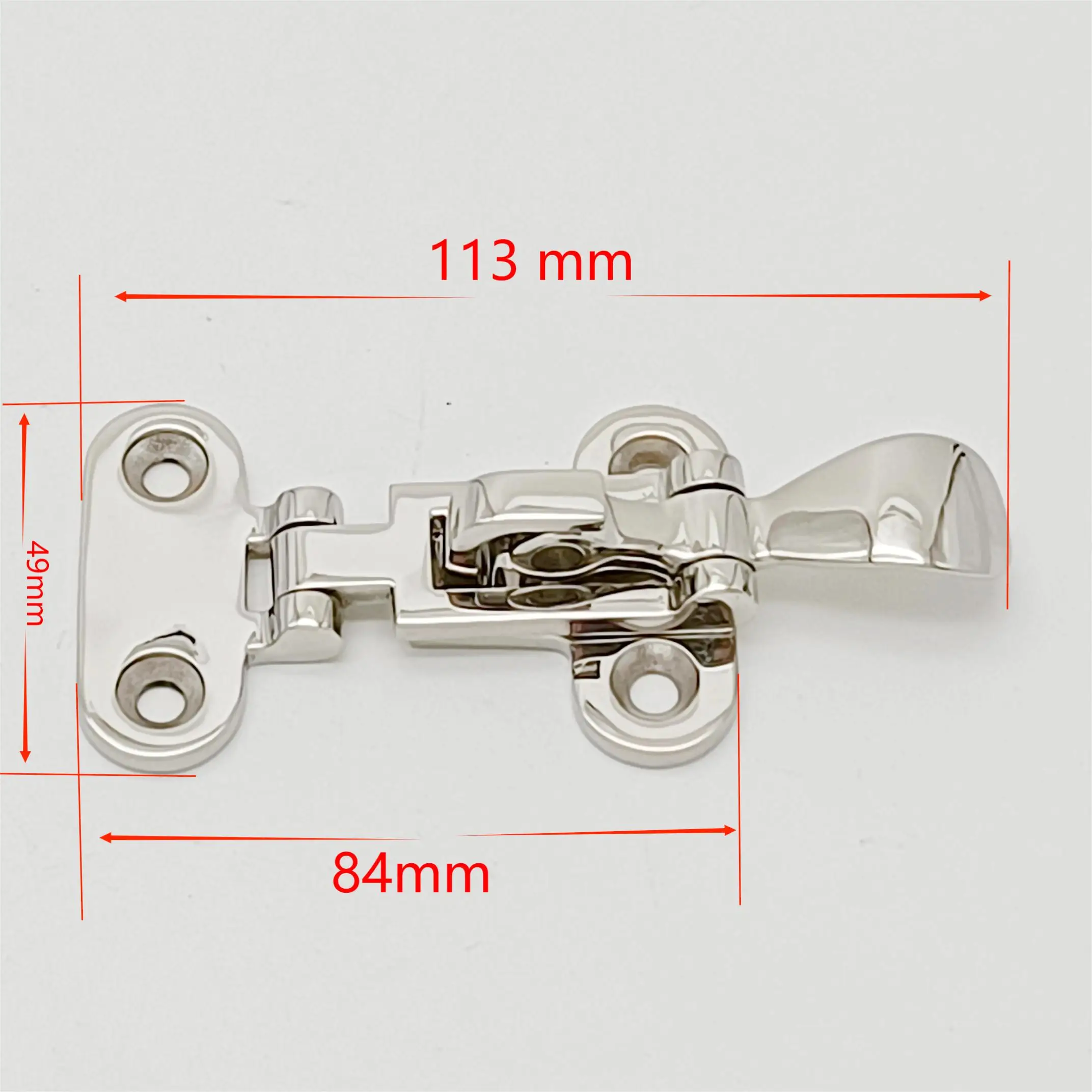 4 PCS Stainless Steel Boat Accessories Cabinet Door Latch