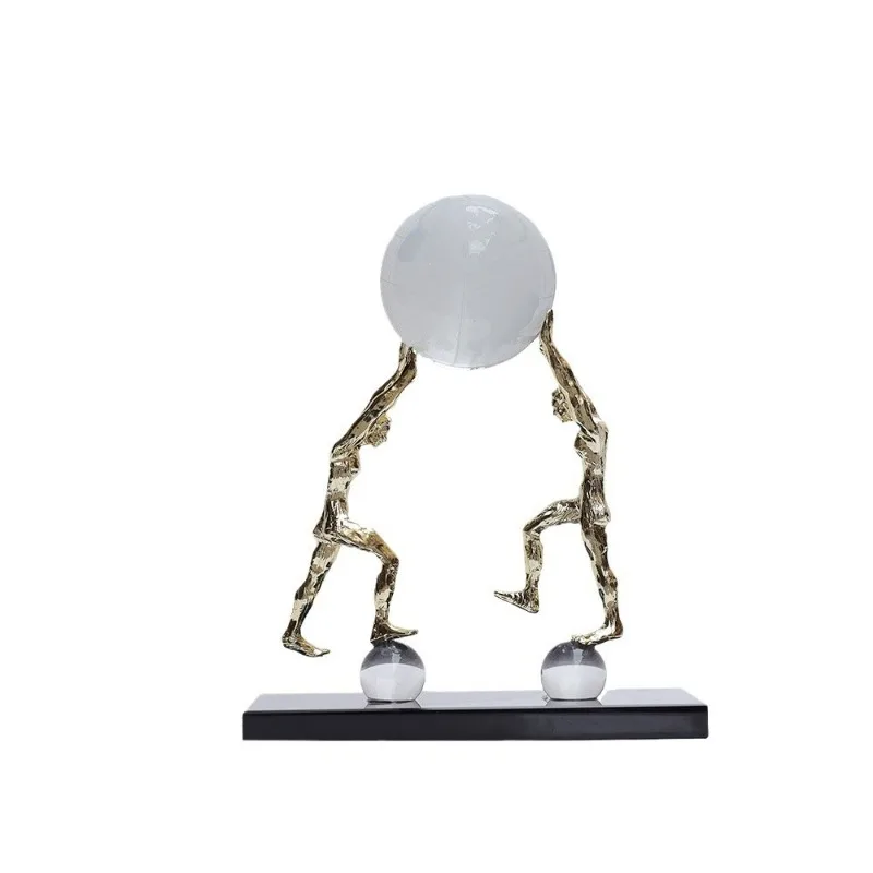 

Modern minimalist creative crystal handicraft ornament model room home desktop TV cabinet soft decoration