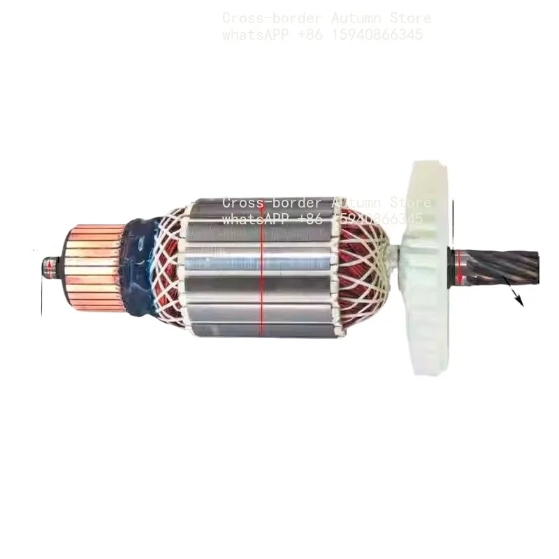 8‑Teeth Motor Armature Rotor For Steel Cut‑Off Machine Profile Cutter Power Tool Replacement Spare Parts