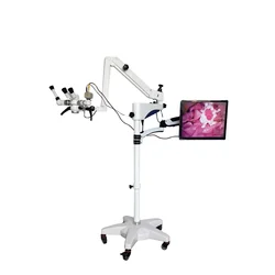 Ophthalmology Eye Operation Microscope 45 Degree Tilted Observation Angle Camera and Attachable