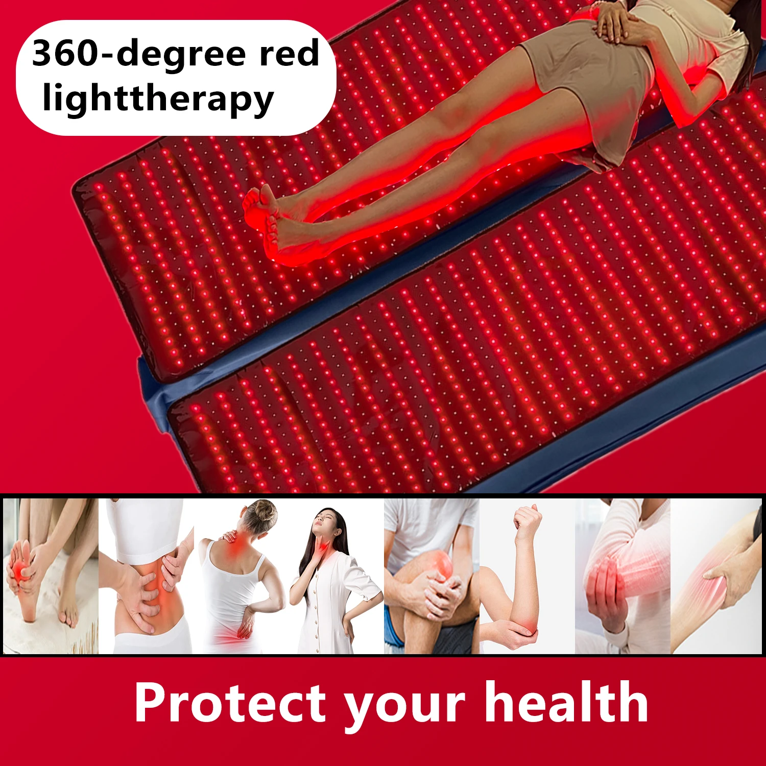 Nueva Manta de Sauna Infrarroja de 70.9x23.6 Pulgadas, Terapia de Luz Roja de 660nm y 850nm, Bolsa de Sauna para Pérdida de Peso Corporal y Desintoxicación