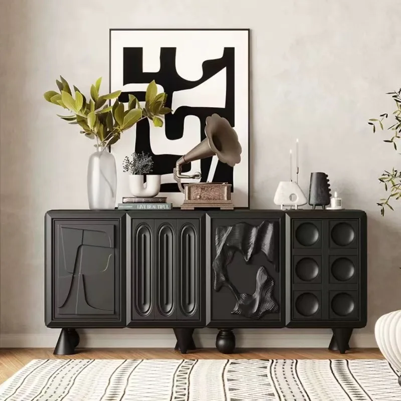 

Nordic retro style dining sideabinet TV Italian living room sidecabinet Spanish designer storage