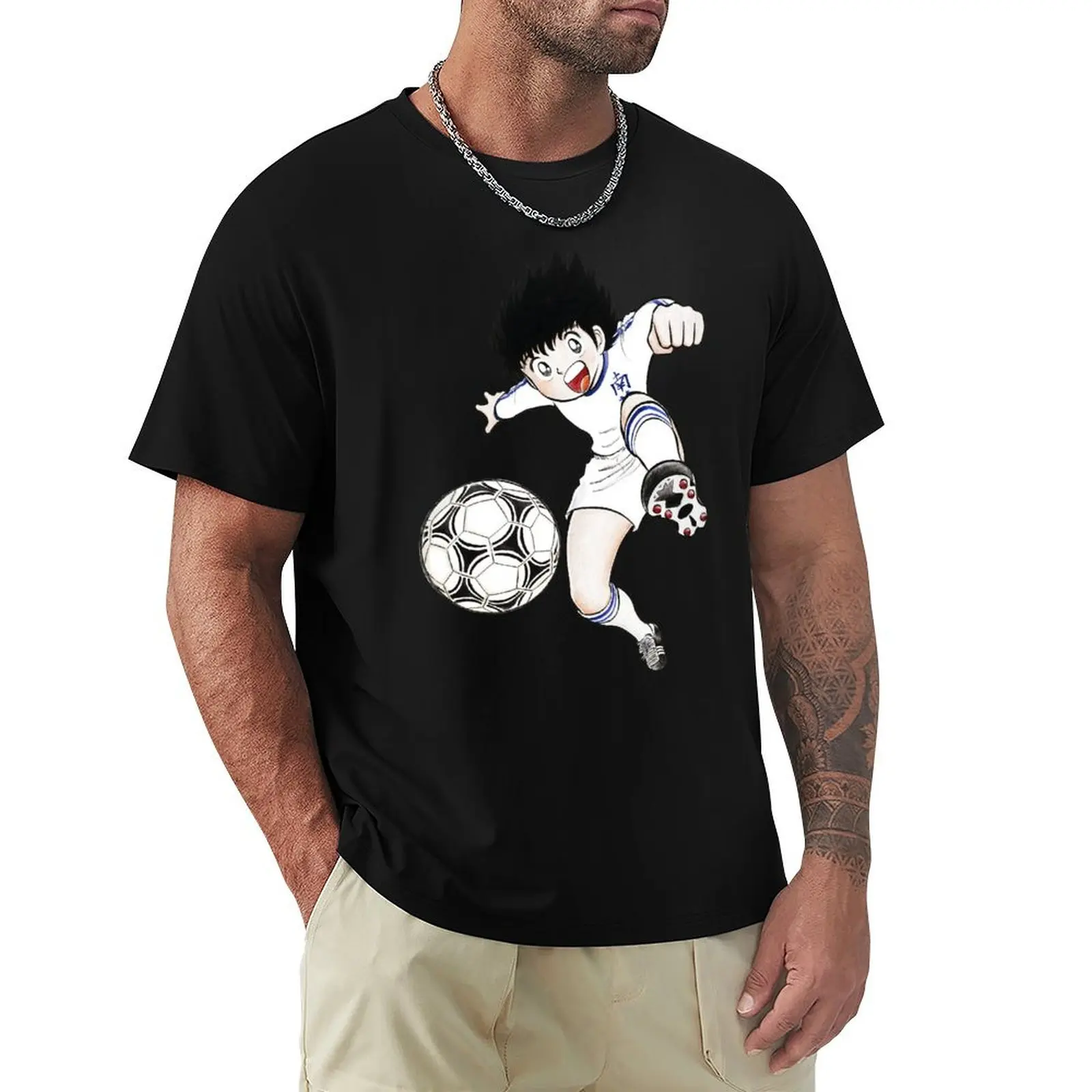 

Capitan Tsubasa T-Shirt basketball graphic tees fashion shirts oversized t shirt compression shirt men