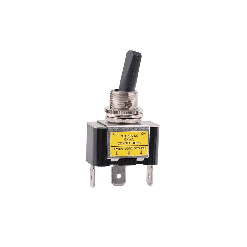 1pc Lighted Rocker Toggle Switch 12V 30A SPST ON/Off 3-Pin Red Green Yellow Blue LED Rocker Switches for Car Truck Boat