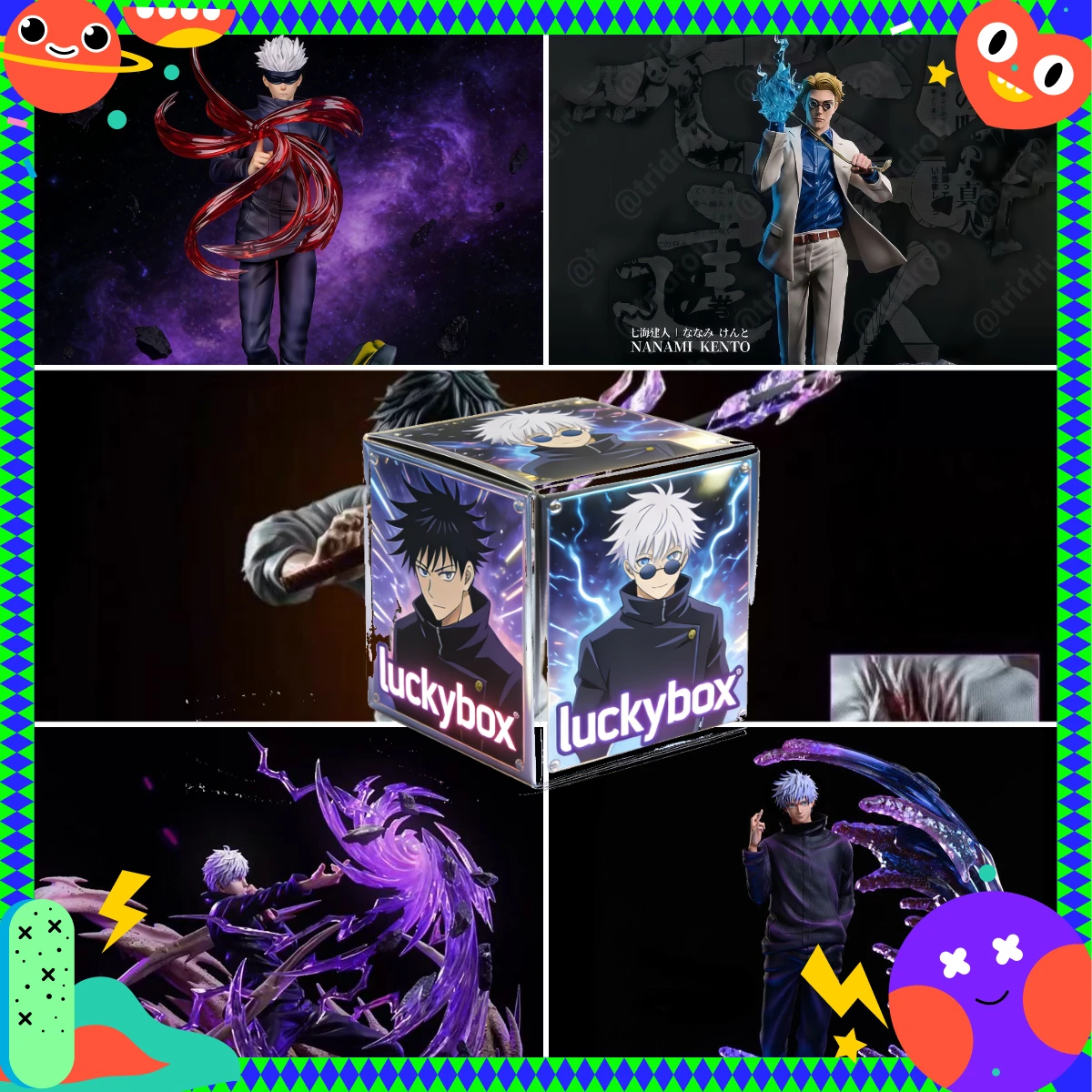 

Jujutsu Kaisen Mystery Blind Box Random Characters PVC Dolls Surprise Box Toy Home Decor for Kids and Collectors